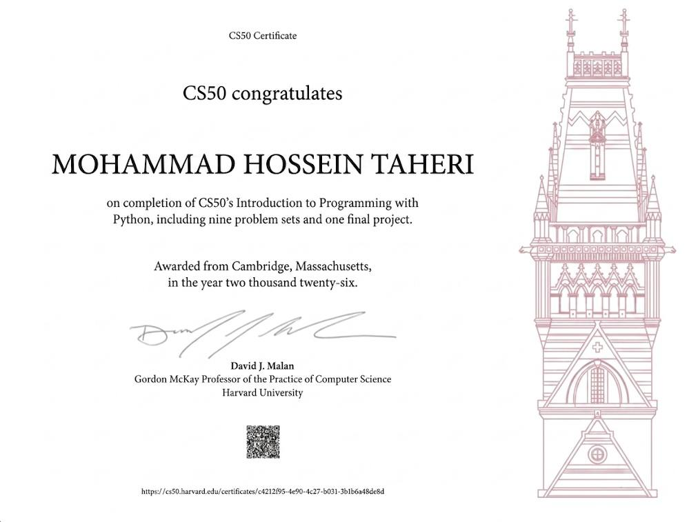 Certificate 3